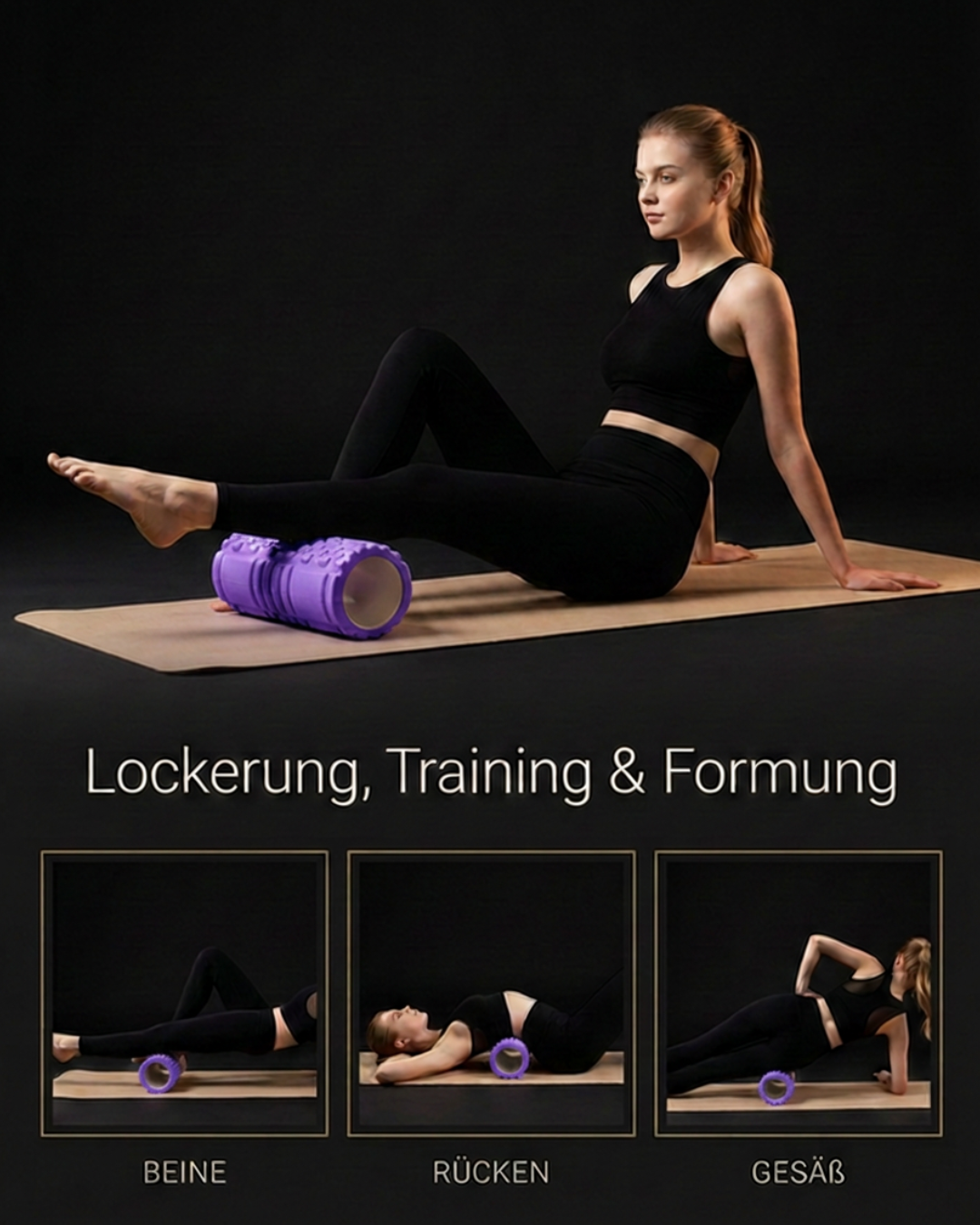 FlexiRoll Pro – Faszien- & Yoga Rolle