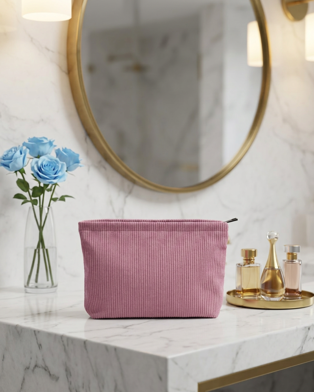 PrettyPocket – Cord Make-up & Reise Täschchen 💄