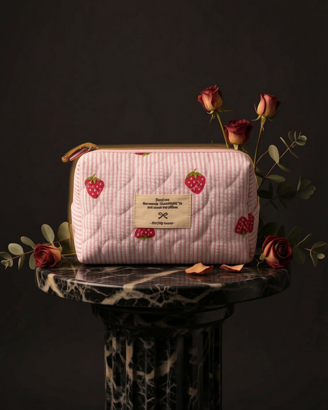 Erdbeerzauber Make-up Tasche 🍓