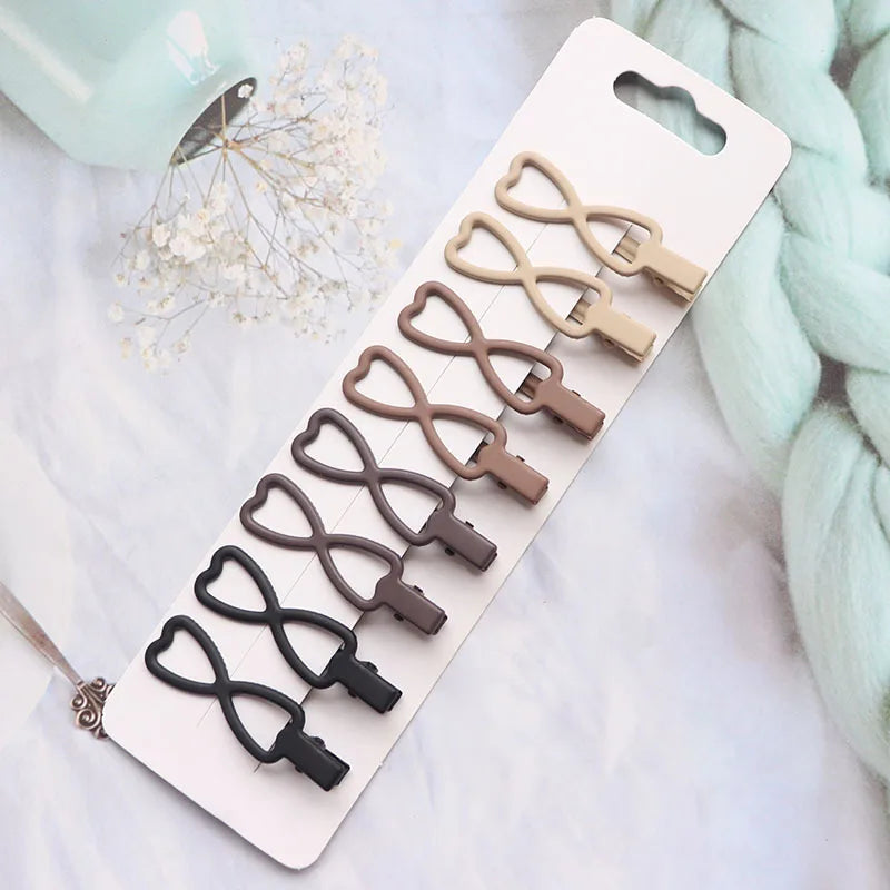 Elegantes Mattes Haarschmuck-Set