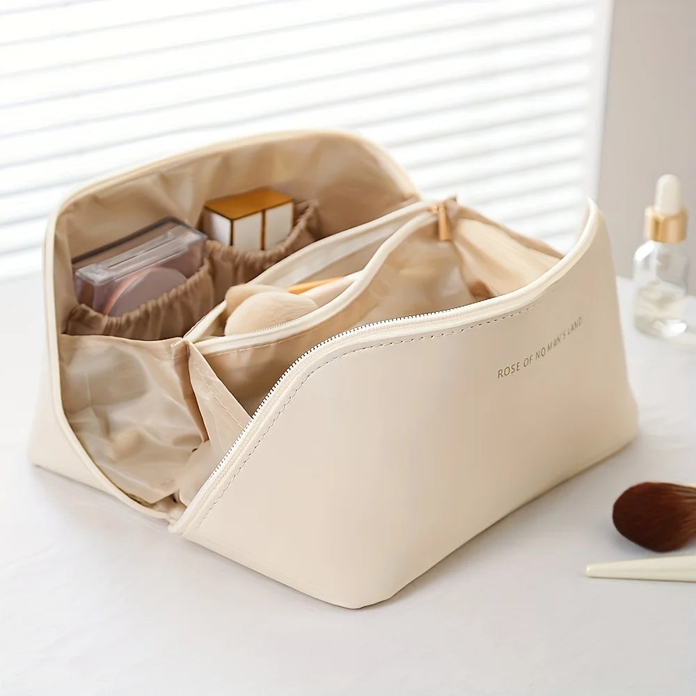 GlamBox – Luxus Make-up Organizer & Reise Kosmetiktasche mit Reißverschluss