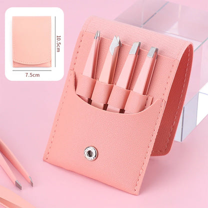 BrowPrecision Pro – 4er Präzisions Pinzetten Set