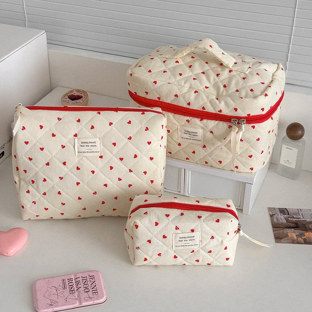 Erdbeerzauber Make-up Tasche 🍓