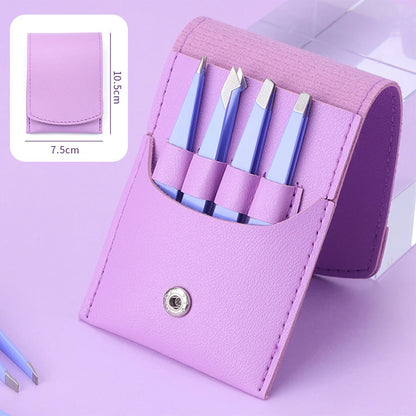 BrowPrecision Pro – 4er Präzisions Pinzetten Set
