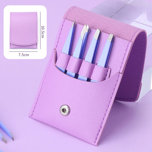 BrowPrecision Pro – 4er Präzisions Pinzetten Set