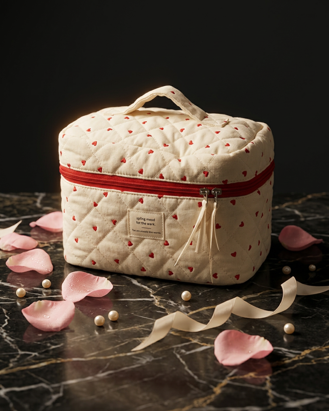 Erdbeerzauber Make-up Tasche 🍓